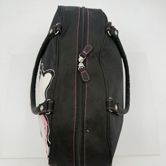 Hello Kitty Sanrio Y2K Vintage Black Nylon Boston Bag & Sanrio My Melody Plush - Picture 5 of 16